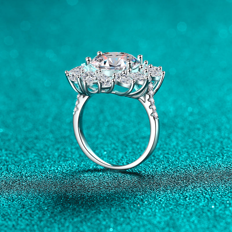 Juliette 5 Carat Floral Moissanite Ring