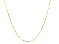 10k Yellow Gold Diamond Cut Cable Link Chain (0.87 mm)
